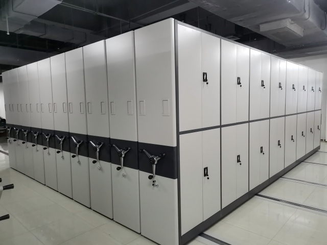 套色手動(dòng)密集柜